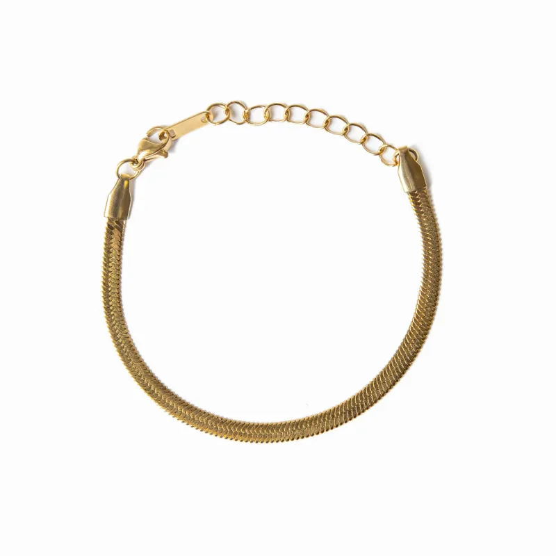 Snake Bracelet - Gold sold by Pusca