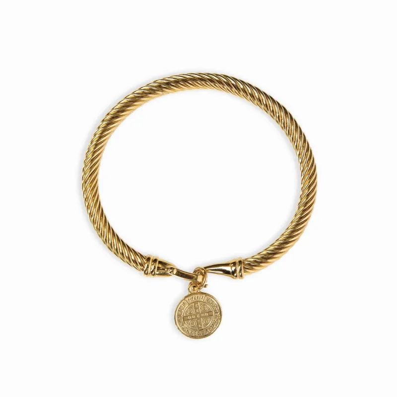 Coin Pendant Bracelet - Gold sold by Pusca