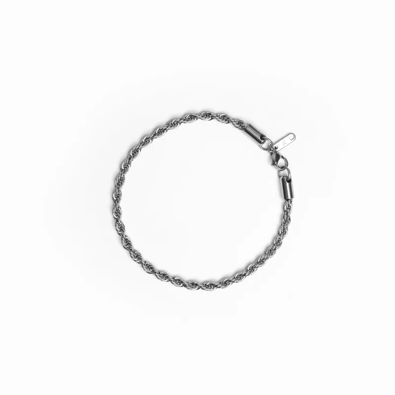 Rope Chain Bracelet - Silver sold by PUSCA JEWELS