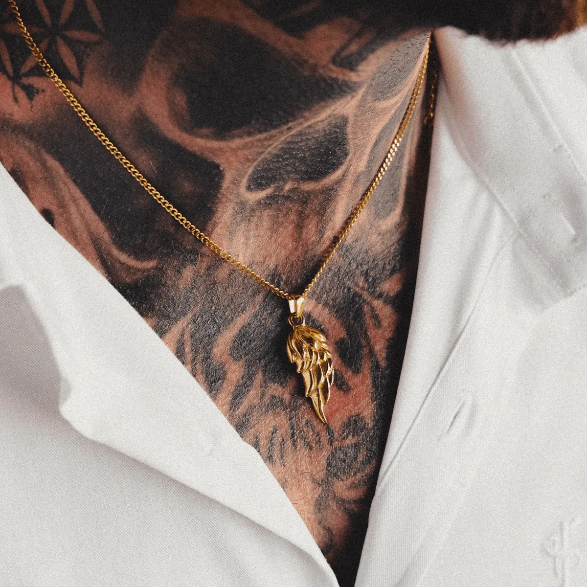 Wing Pendant Necklace - 18K Gold Plated sold by Pusca product image thumbnail 2