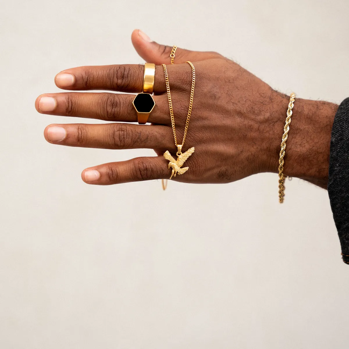 Rope Chain Bracelet - 18K Gold Plated sold by Pusca product image thumbnail 2