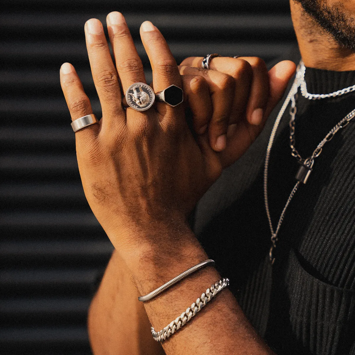 Curb Chain Bracelet - Silver sold by Pusca product image thumbnail 2