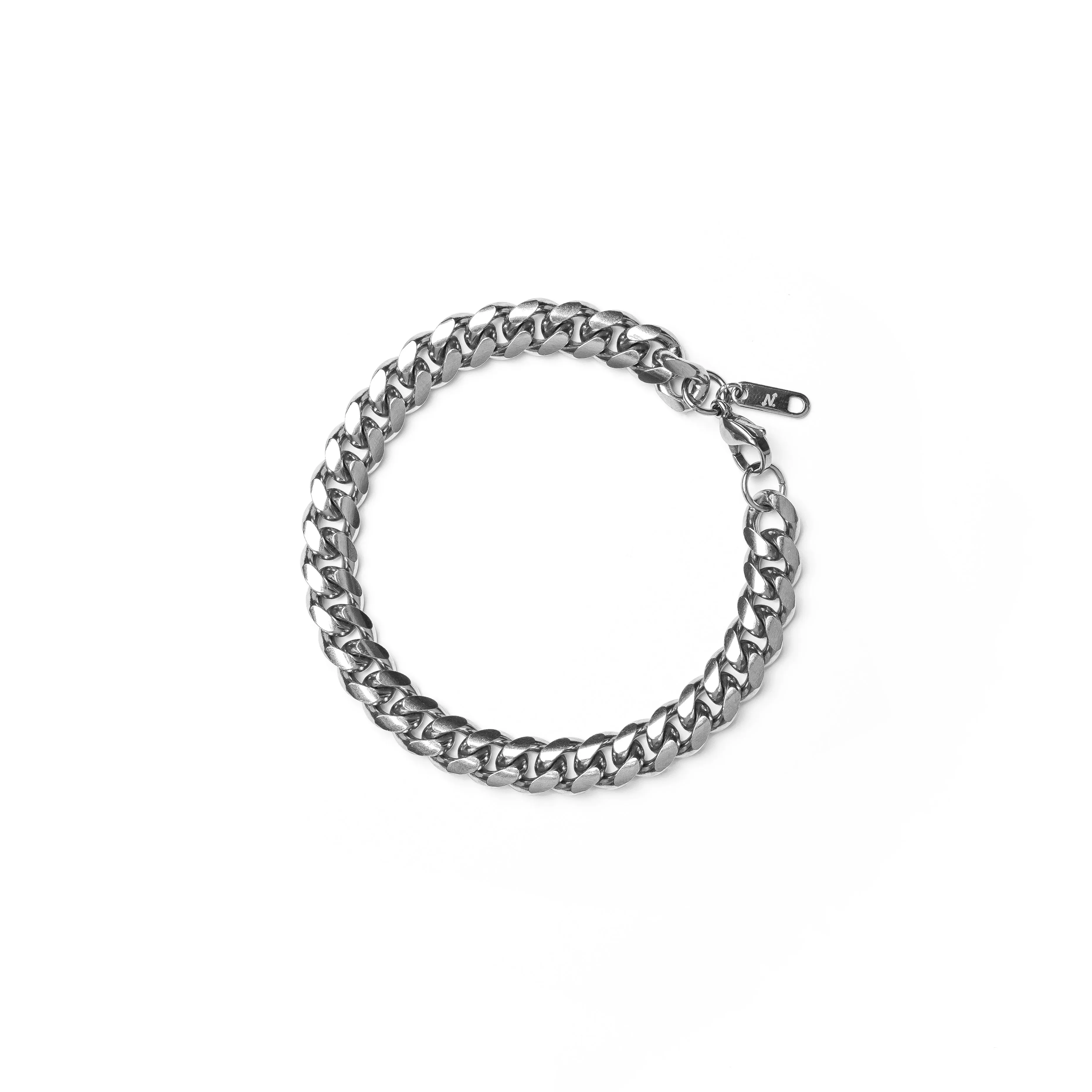 Curb Chain Bracelet - Silver sold by Pusca