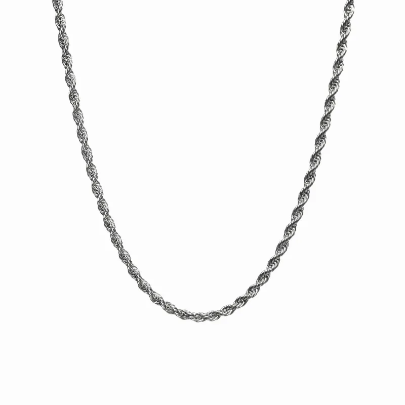 Rope Chain Necklace - Silver sold by Pusca
