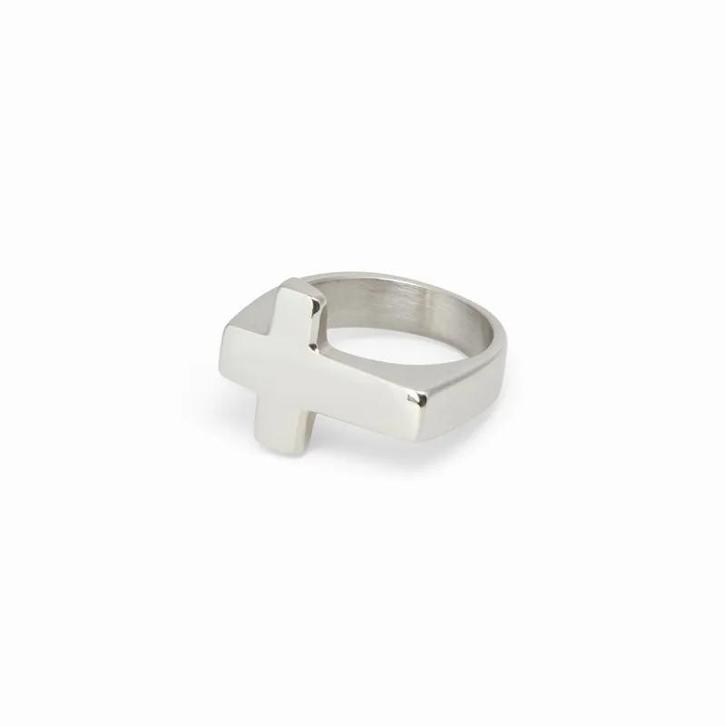 Cross Ring - Silver sold by Pusca