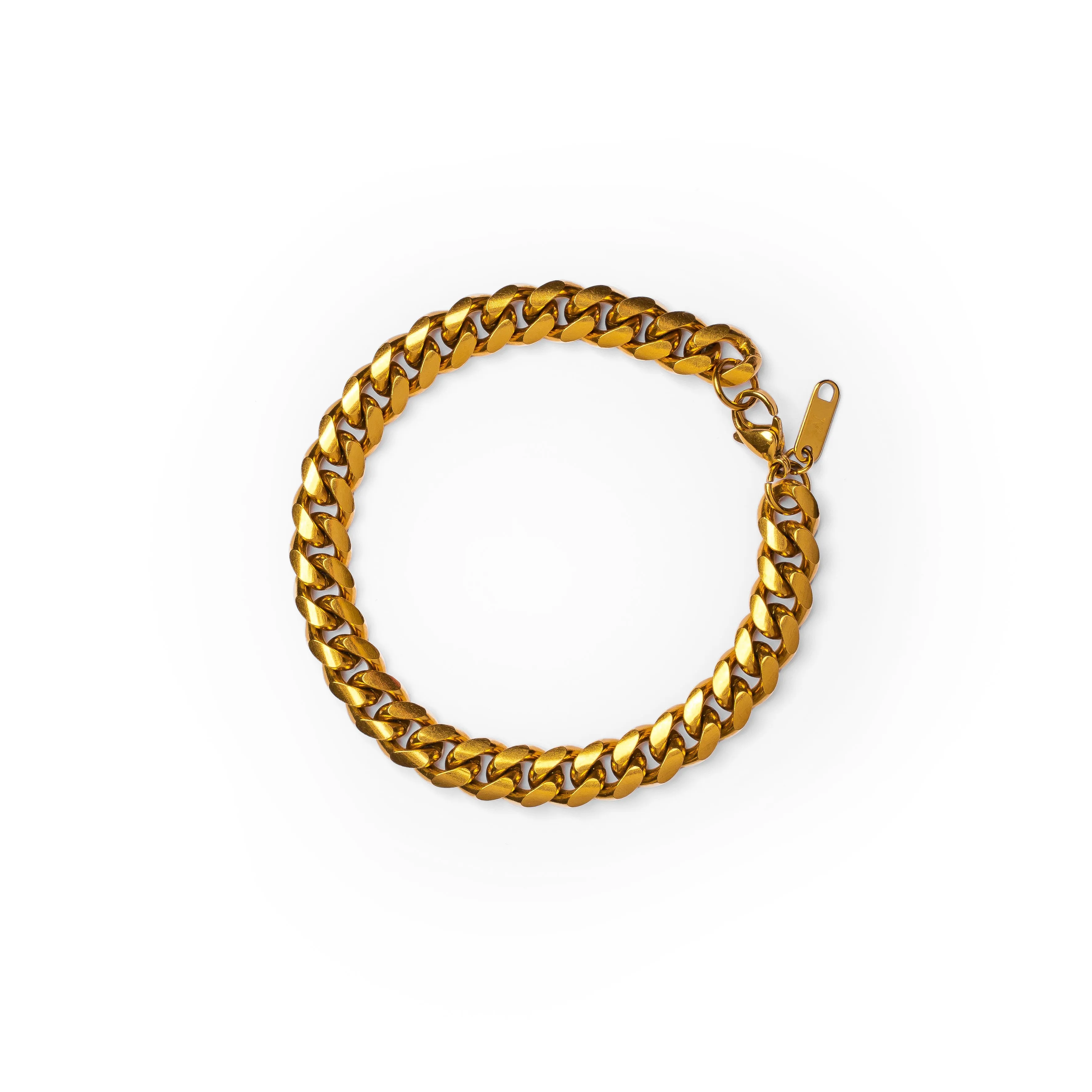 Curb Chain Bracelet - 18K Gold Plated sold by PUSCA JEWELS