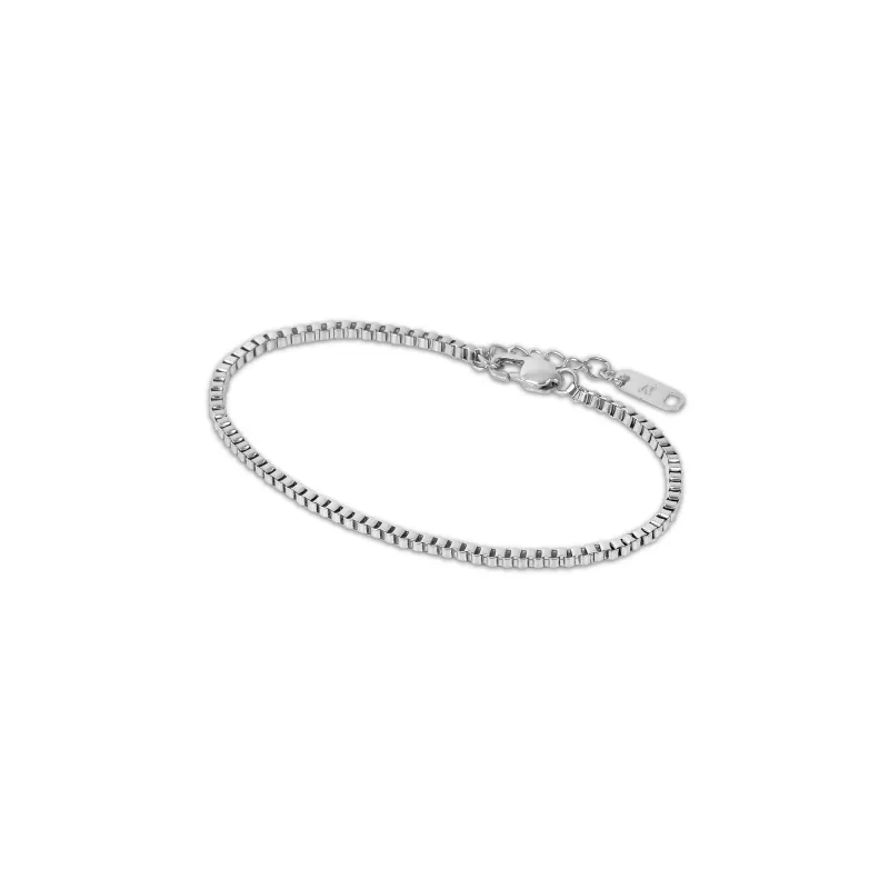 Box Chain Bracelet - Silver sold by Pusca