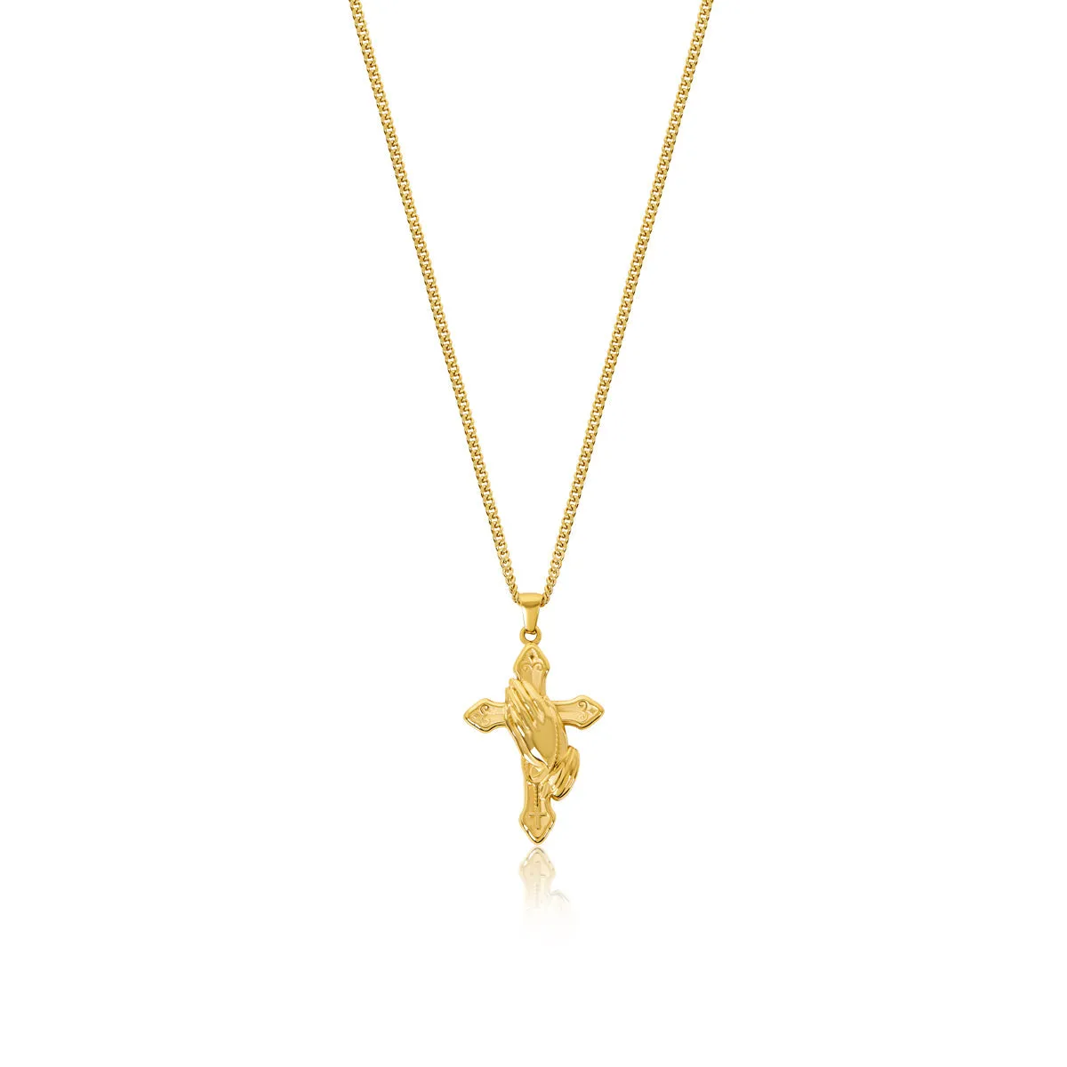 Faith Pendant Necklace - Gold sold by Pusca