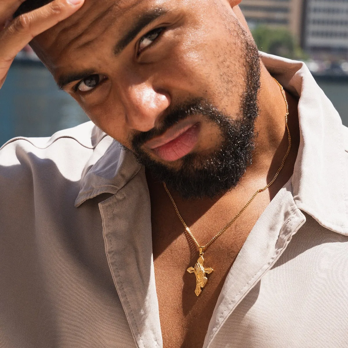 Faith Pendant Necklace - Gold sold by Pusca product image thumbnail 2