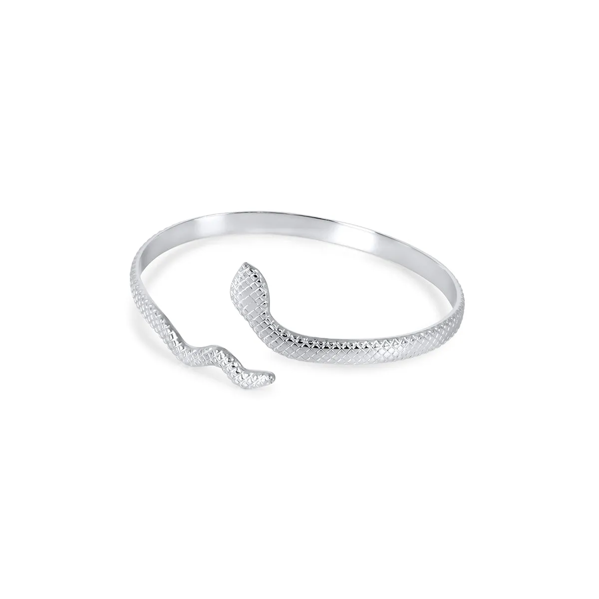 Serpent Bangle Bracelet - Silver sold by Pusca