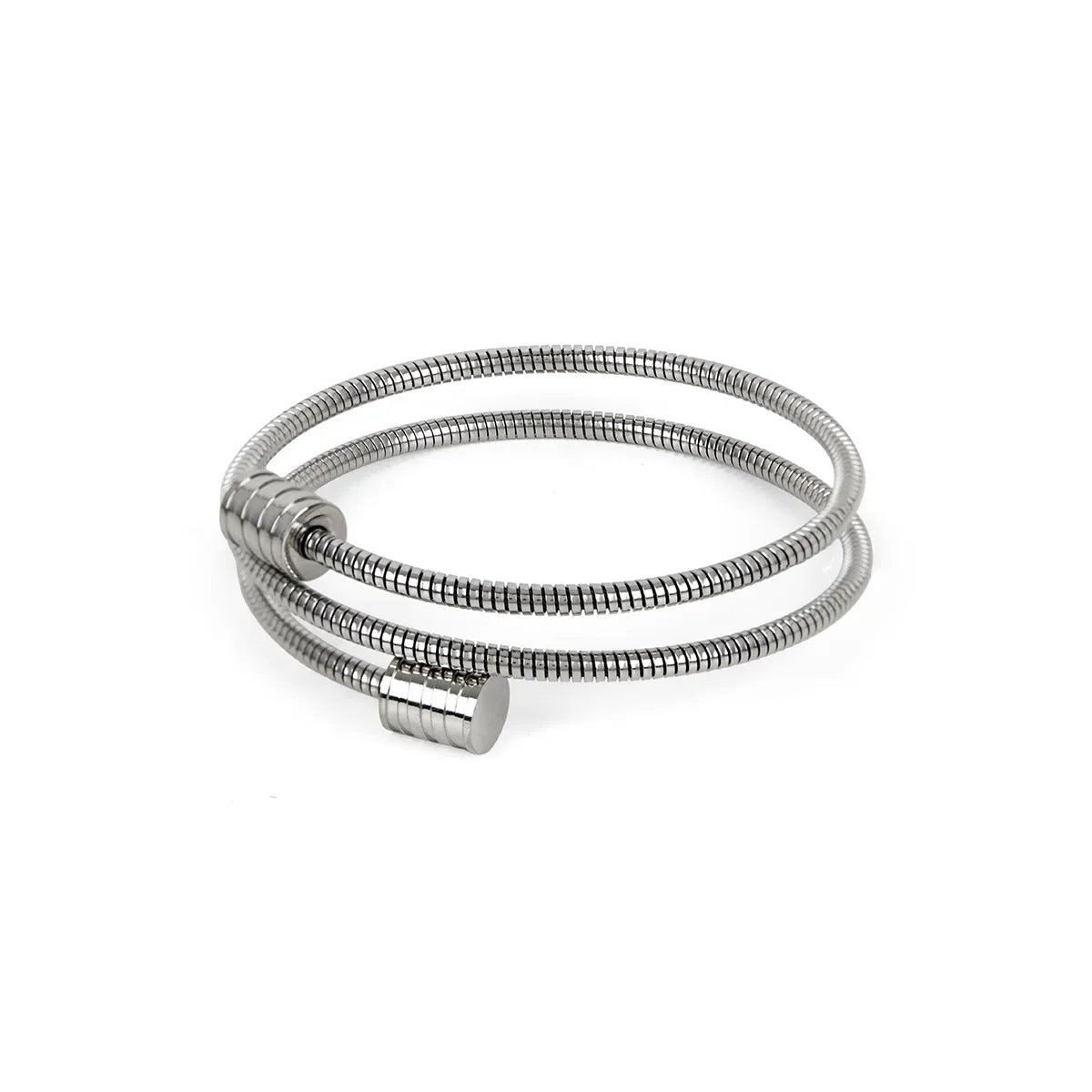 Twister Bangle Bracelet - Silver sold by Pusca
