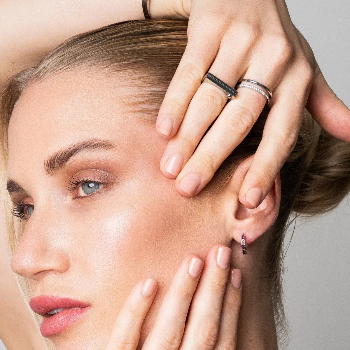 Flat Screwed Ring - Silver sold by Pusca product image thumbnail 4