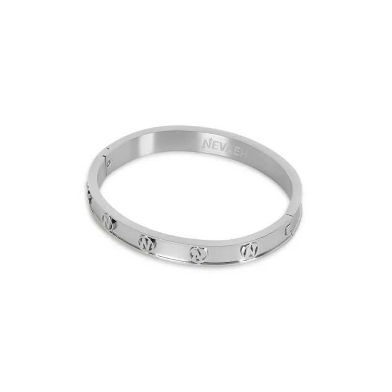 Nevaeh Heaven Bangle - Silver sold by Pusca