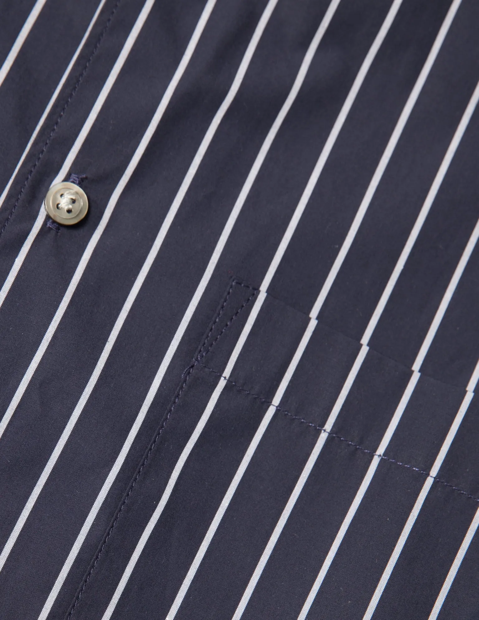 Gray and Navy Striped Dress Shirt sold by Kapatid New York product image thumbnail 4