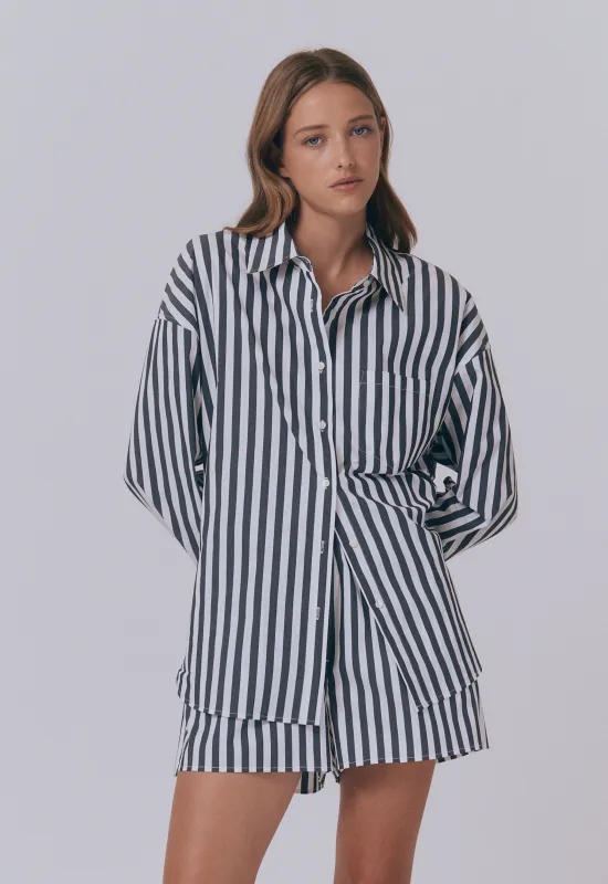 Luna Striped Shirt made by Avenue The Label