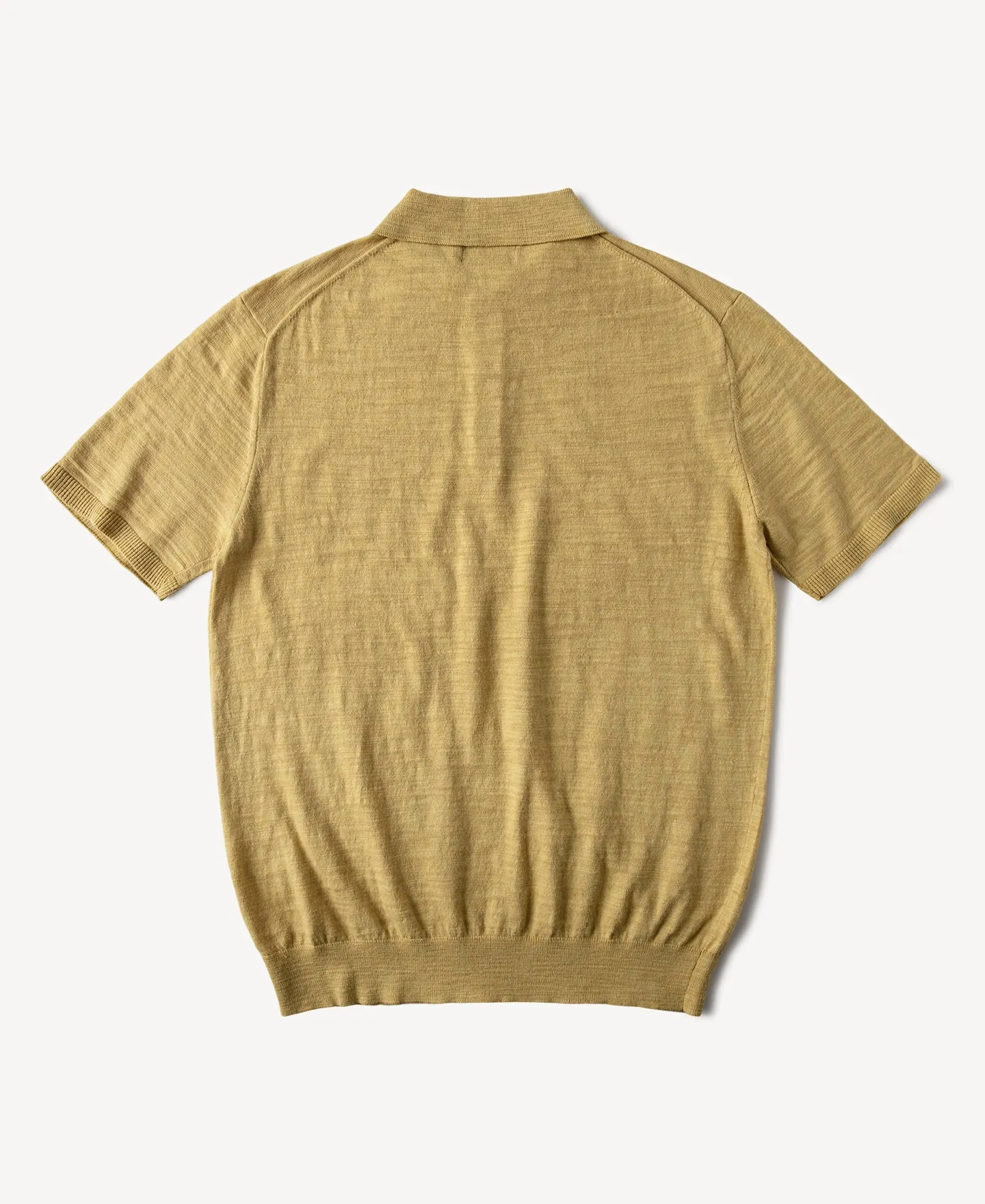Lightweight Slub Cotton Knit Polo sold by Time Catcher product image thumbnail 2