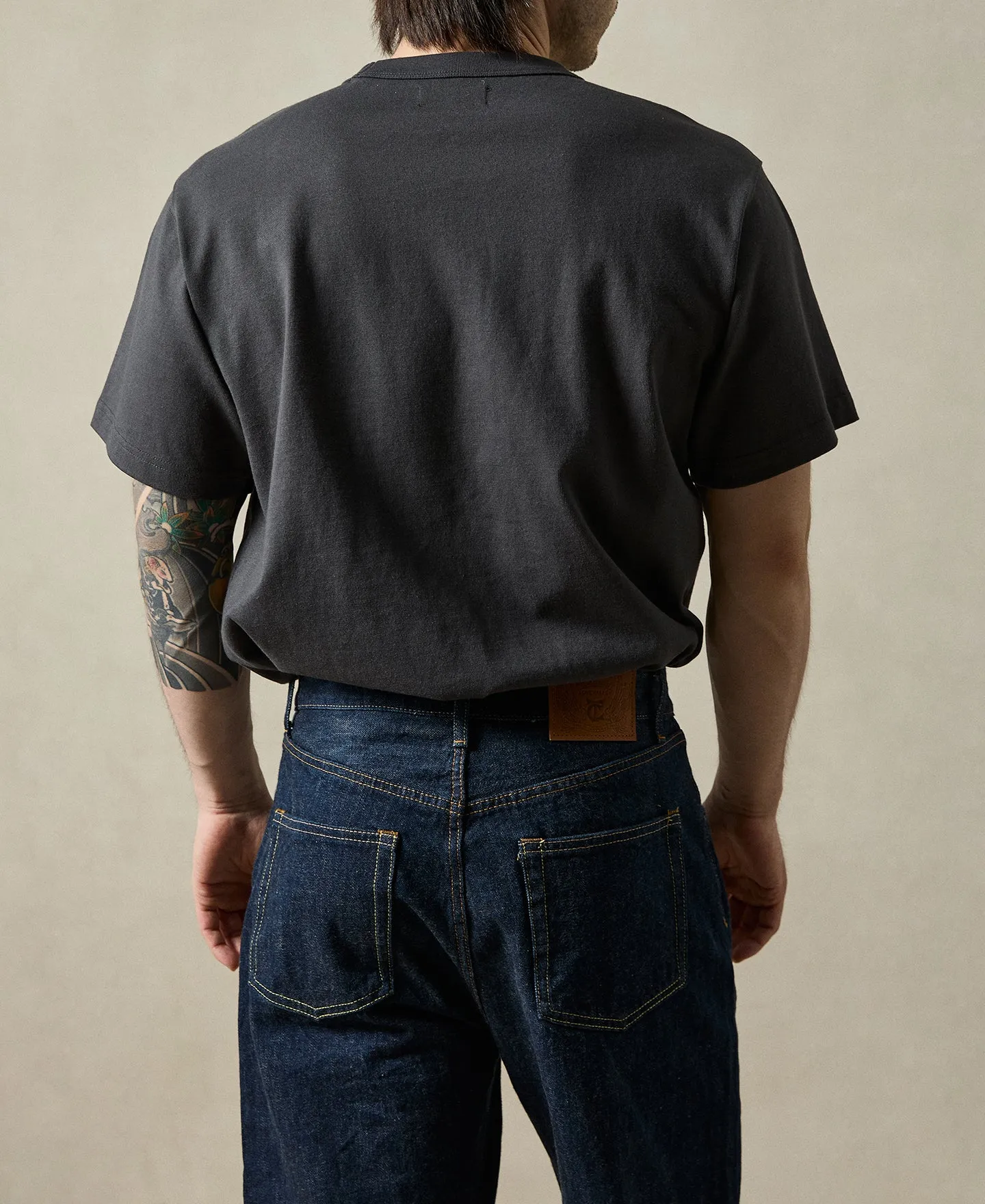 1900s Heavyweight Cotton Jersey Boxy T-Shirt sold by Time Catcher product image thumbnail 5