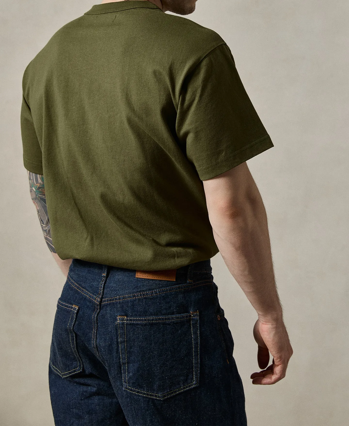 1900s Heavyweight Cotton Jersey Boxy T-Shirt sold by Time Catcher product image thumbnail 5