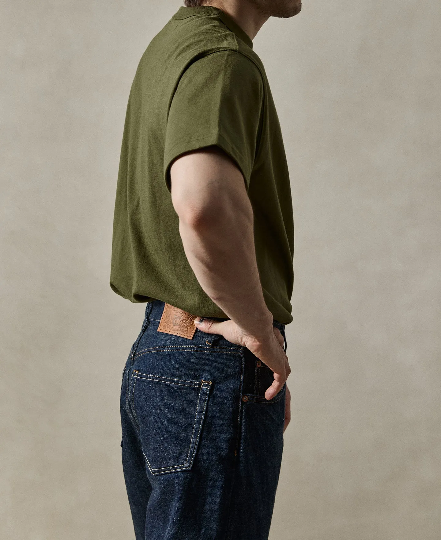 1900s Heavyweight Cotton Jersey Boxy T-Shirt sold by Time Catcher product image thumbnail 4