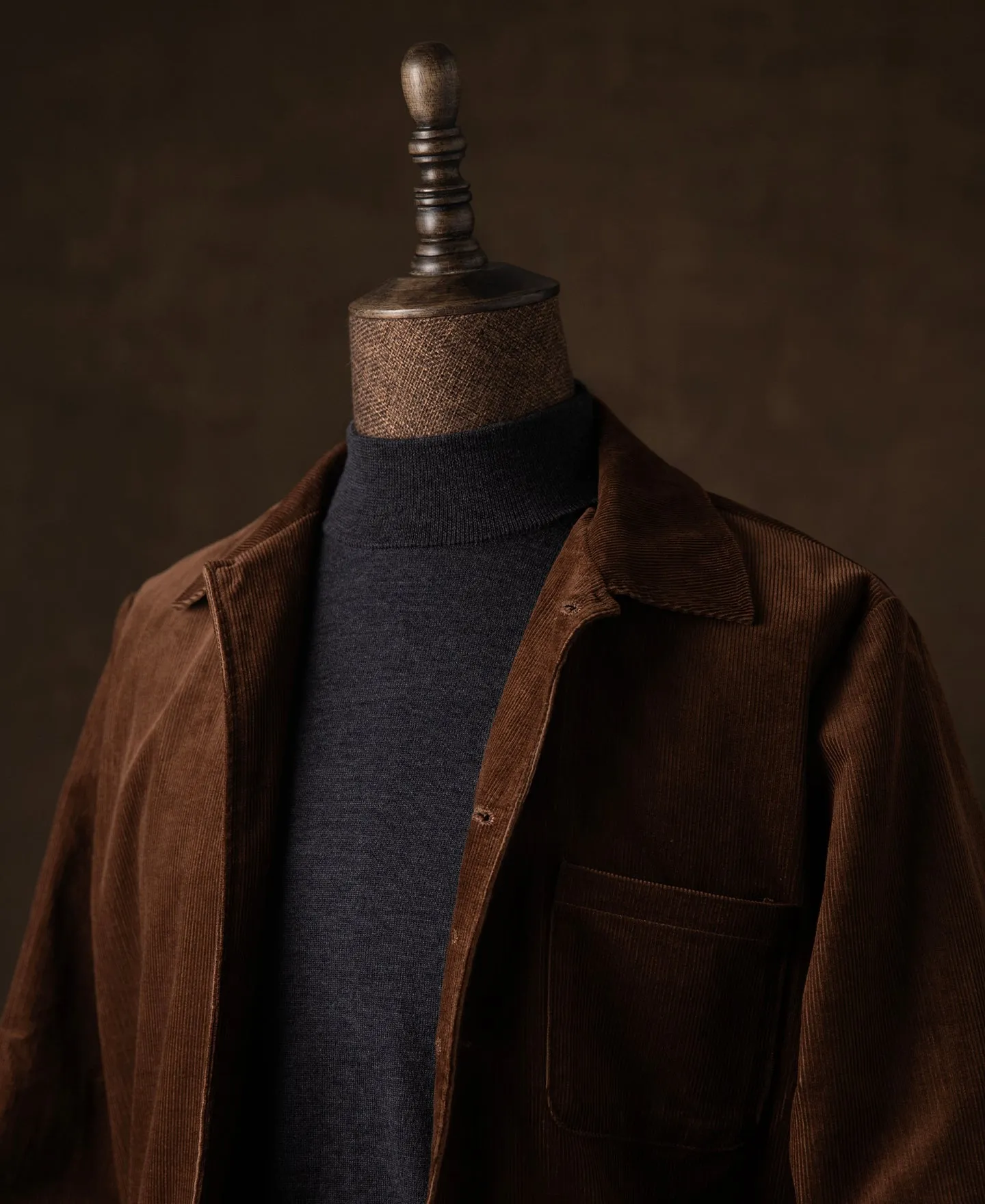 1940s French Corduroy Chore Coat sold by Time Catcher product image thumbnail 2