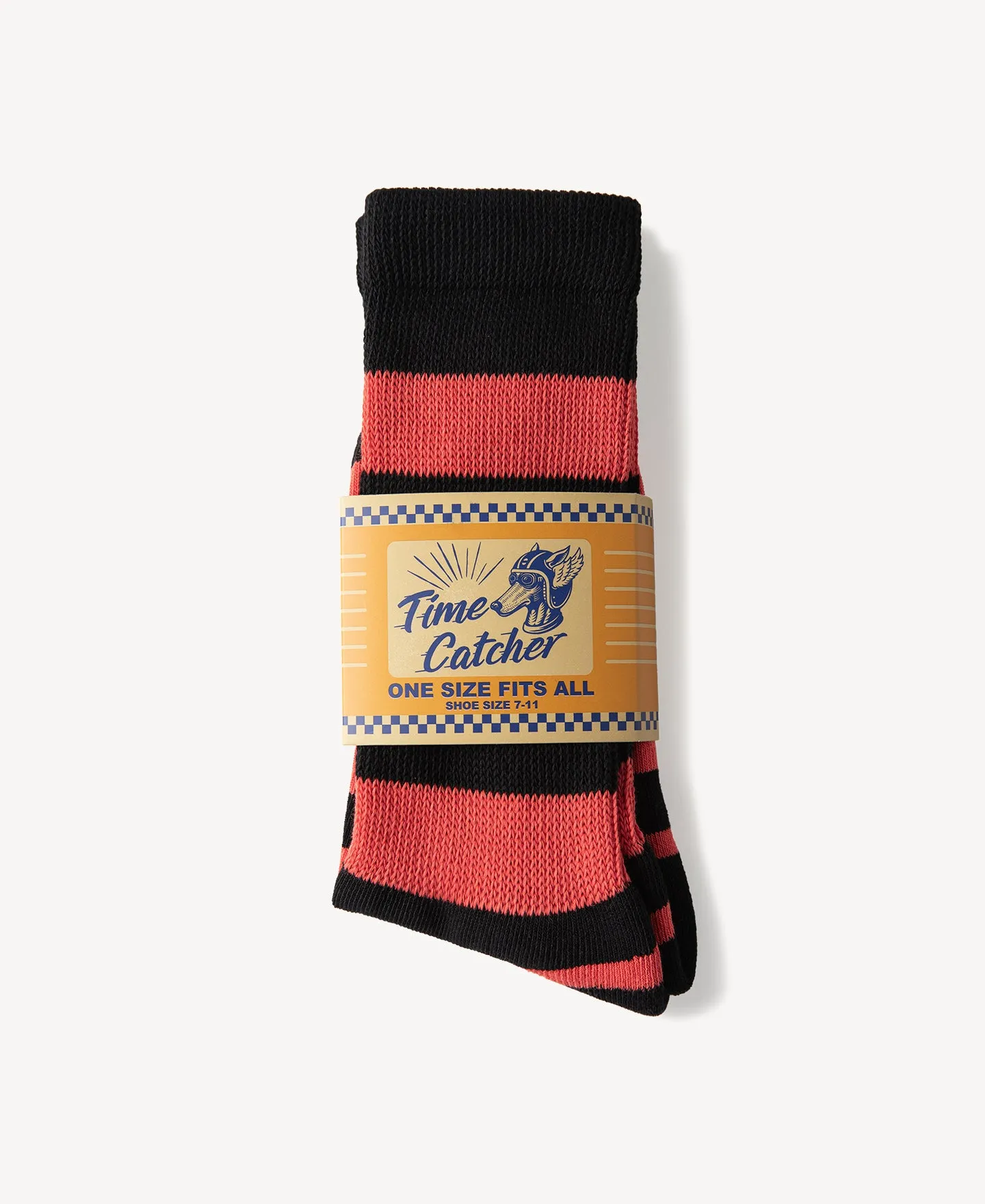Retro Striped Cotton Socks sold by Time Catcher product image thumbnail 4