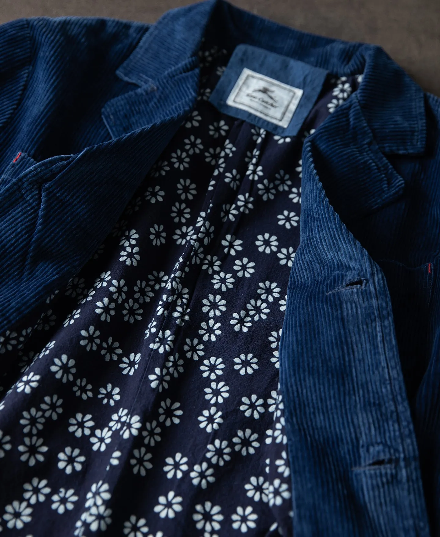 French Indigo-Dyed Corduroy Work Jacket sold by Time Catcher product image thumbnail 5