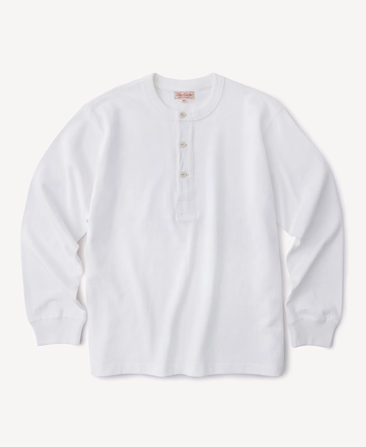 1930s Loopwheel Cotton Henley Shirt sold by Time Catcher