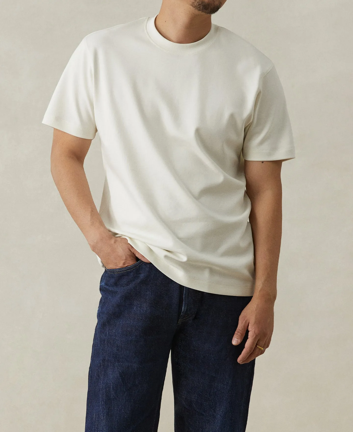 Classic Fit Cotton and Modal-Blend T-Shirt sold by Time Catcher product image thumbnail 2