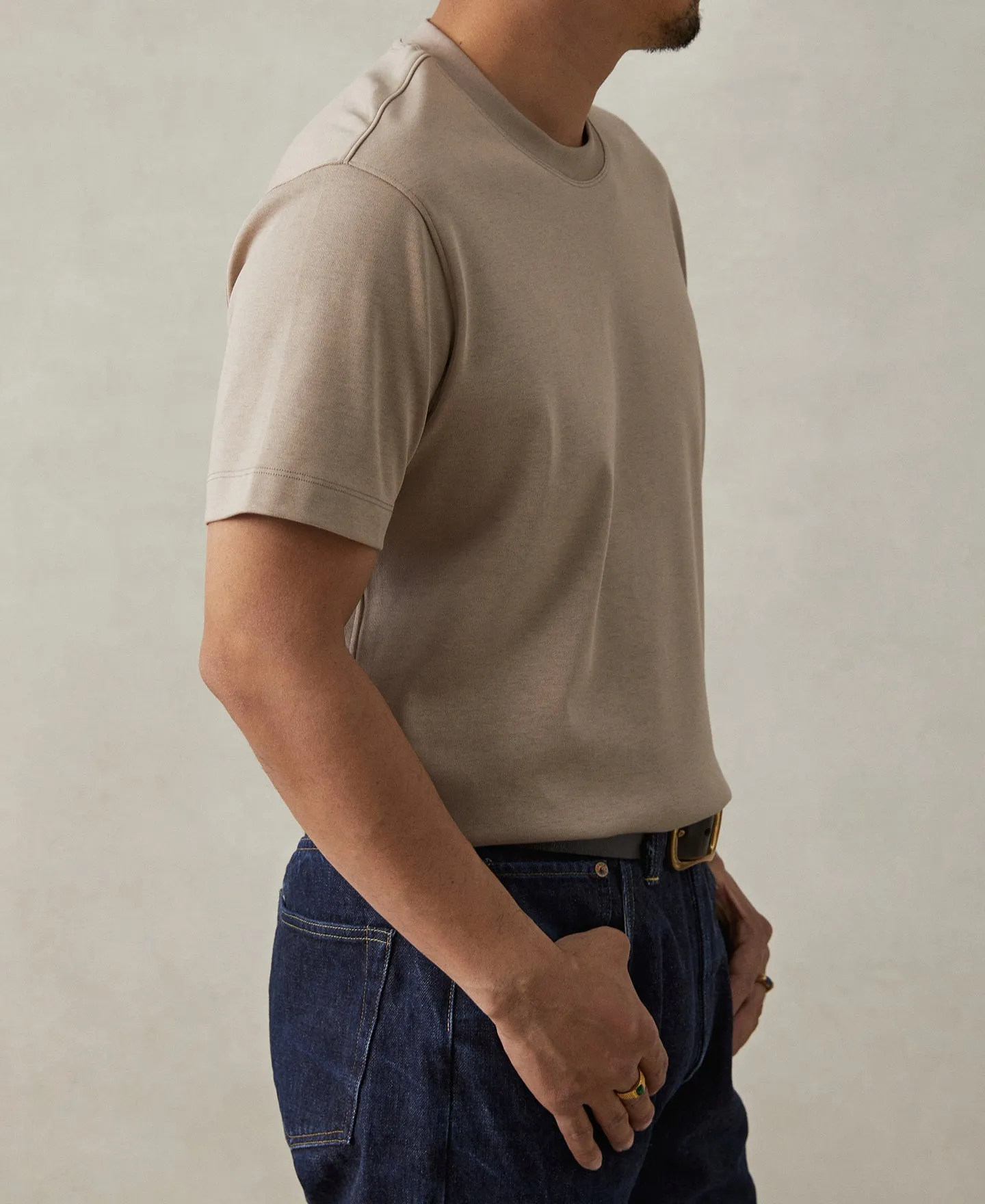 Classic Fit Cotton and Modal-Blend T-Shirt sold by Time Catcher product image thumbnail 5