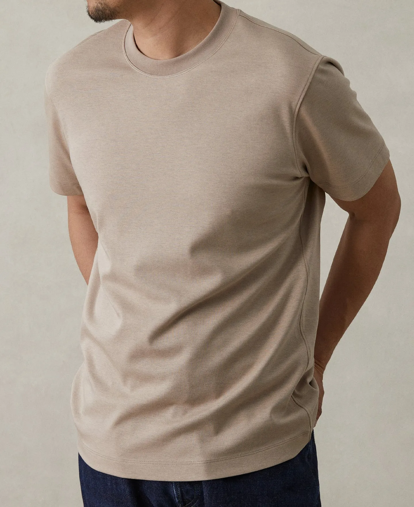 Classic Fit Cotton and Modal-Blend T-Shirt sold by Time Catcher product image thumbnail 2