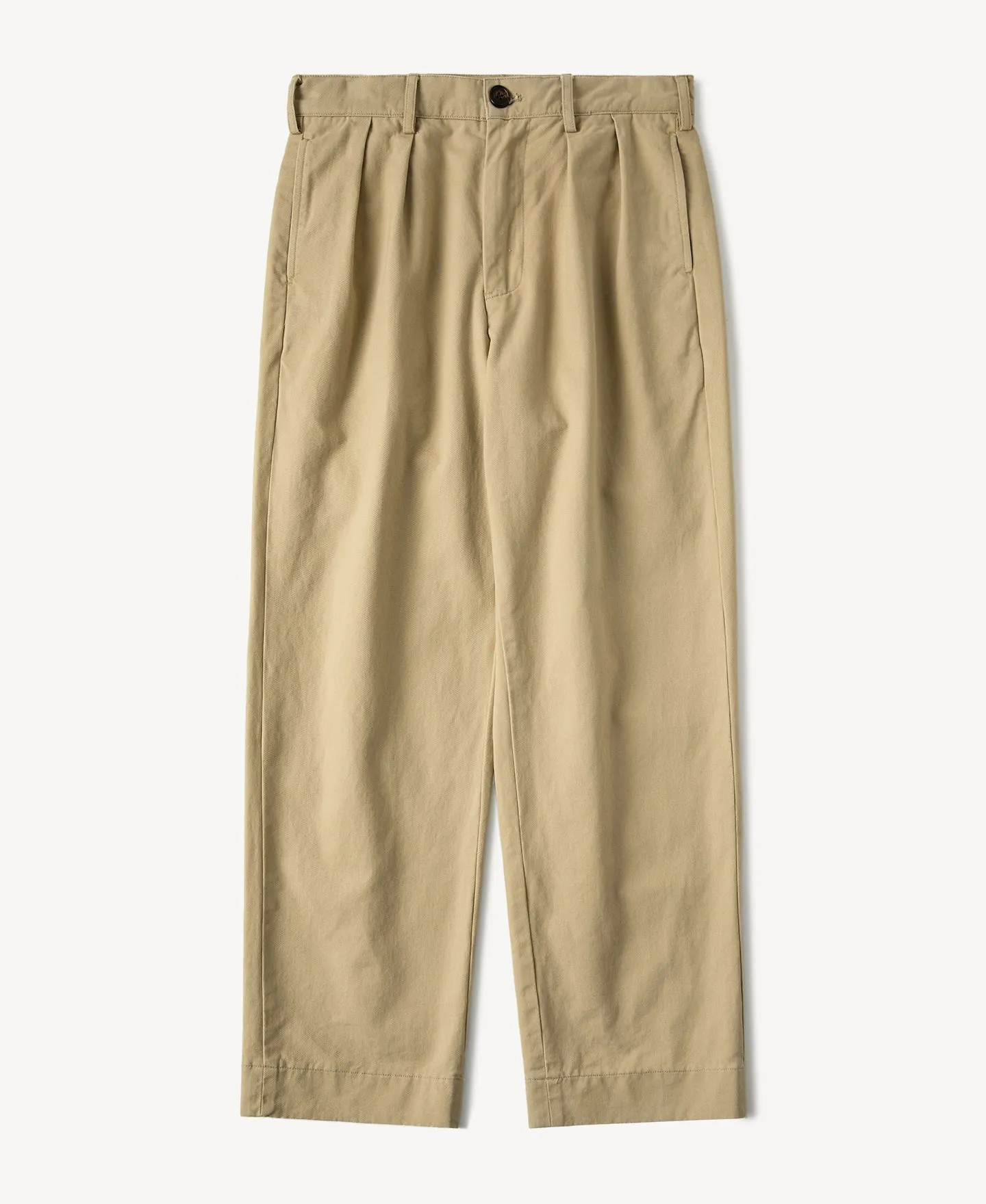 Classic Fit Two-pleated Chino sold by Time Catcher