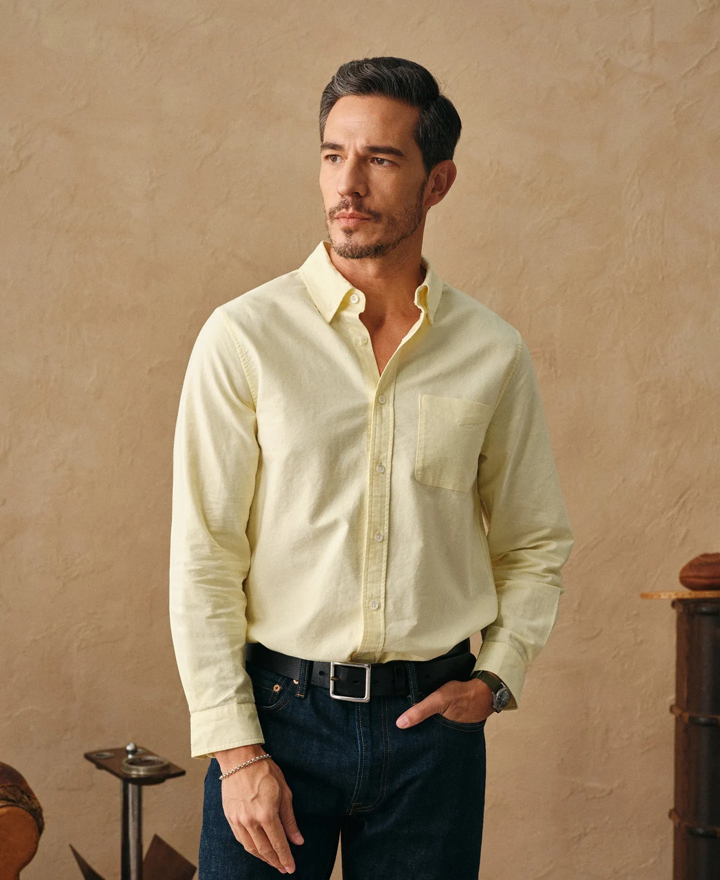 Classic Button-Down Oxford Shirt sold by Time Catcher product image thumbnail 4