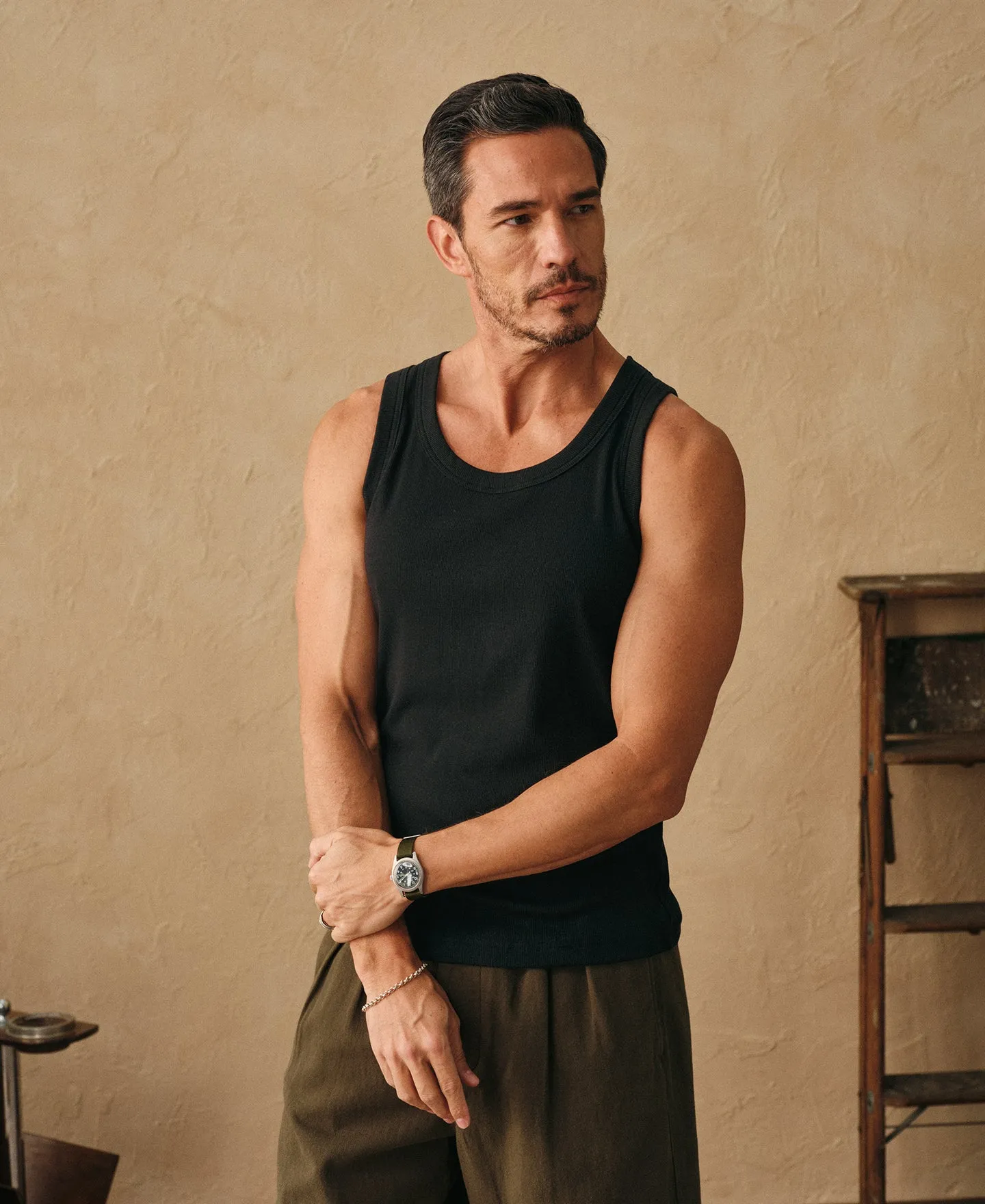 Cotton and Modal-Blend Tank Top sold by Time Catcher product image thumbnail 3