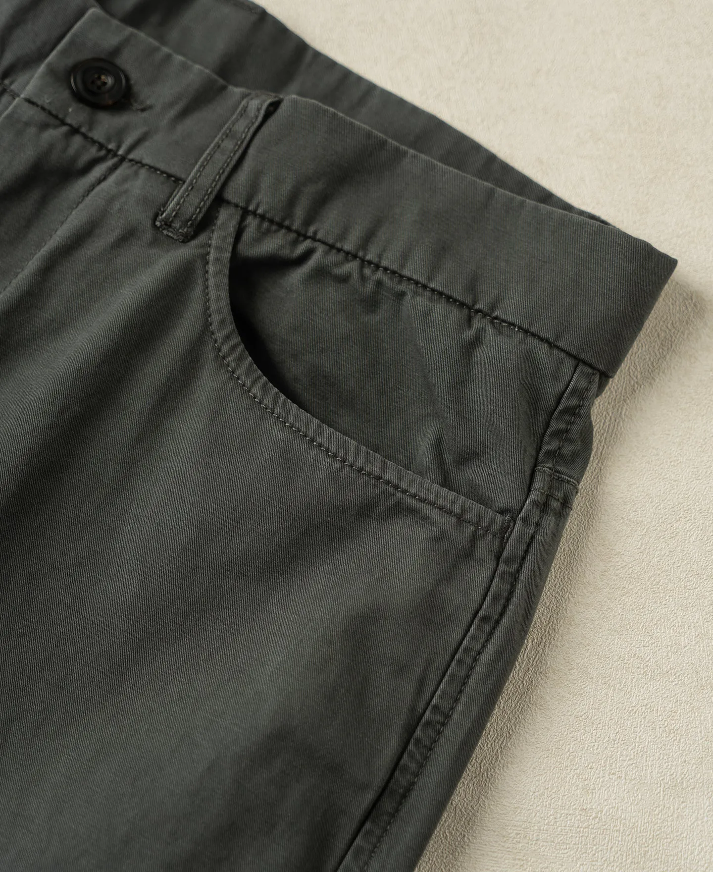 Vintage Washed Tapered 5-Pocket Chino Pants sold by Time Catcher product image thumbnail 5