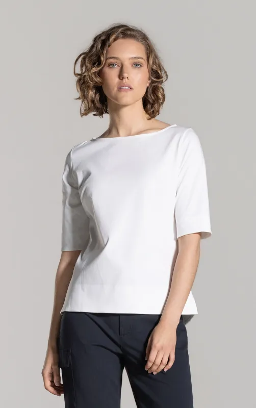 COTTON LUXE BOATNECK TOP made by Alchemy Equipment