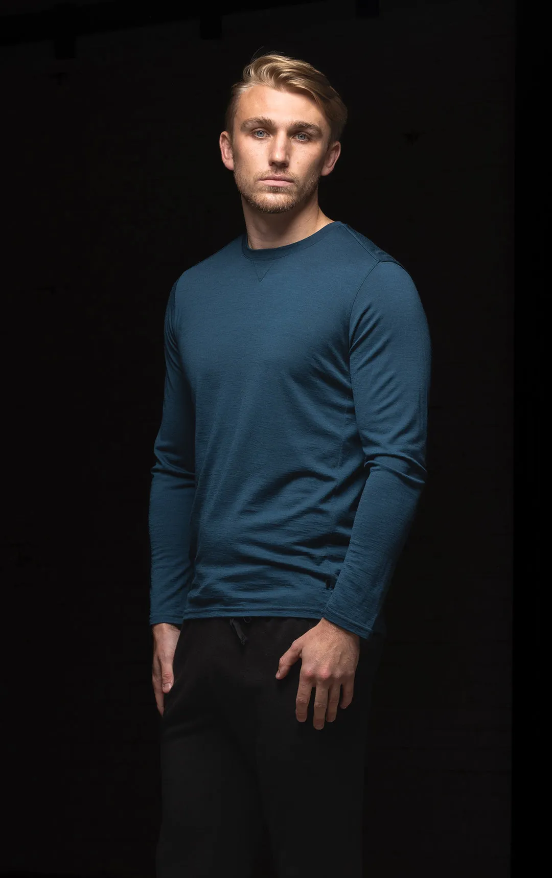 180GSM SINGLE JERSEY MERINO LS CREW sold by Alchemy Equipment product image thumbnail 3