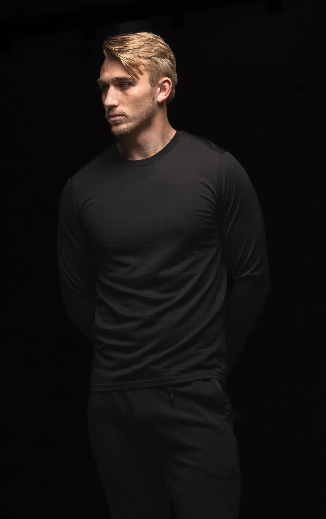 180GSM SINGLE JERSEY MERINO LS CREW sold by Alchemy Equipment product image thumbnail 5