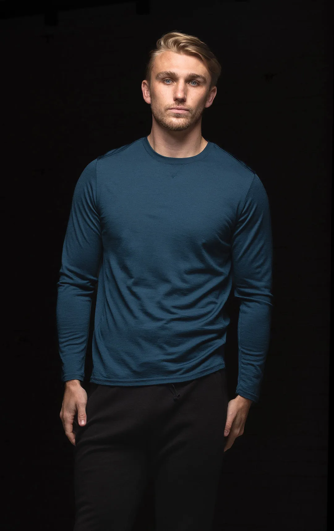 180GSM SINGLE JERSEY MERINO LS CREW sold by Alchemy Equipment product image thumbnail 2