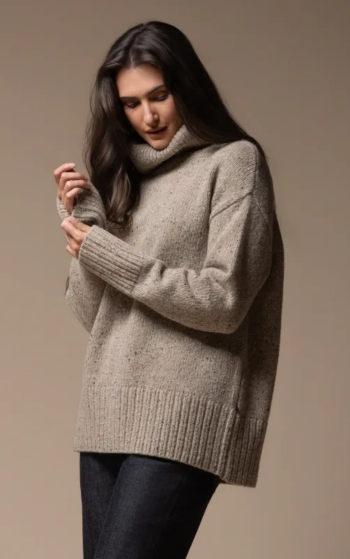 3GG WOOL BLEND TWEED TURTLENECK made by Alchemy Equipment