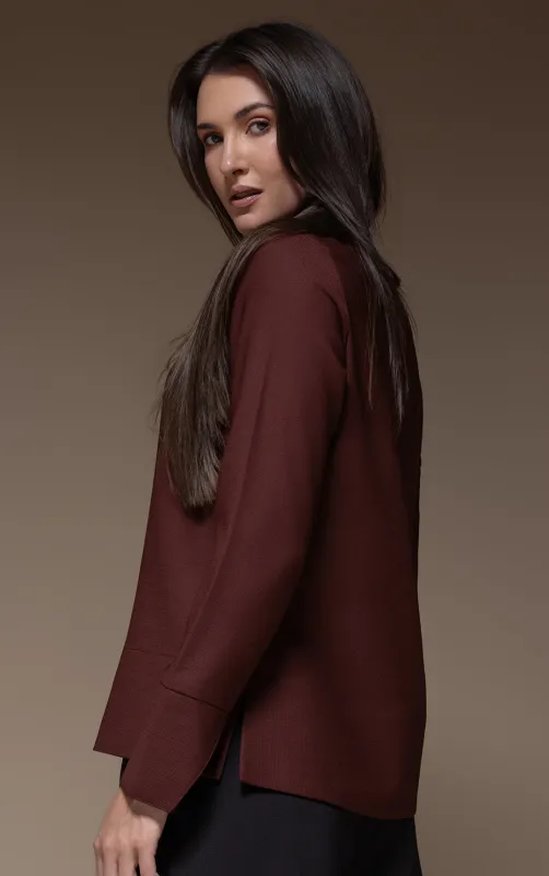 WOOL BLEND BLOUSE made by Alchemy Equipment