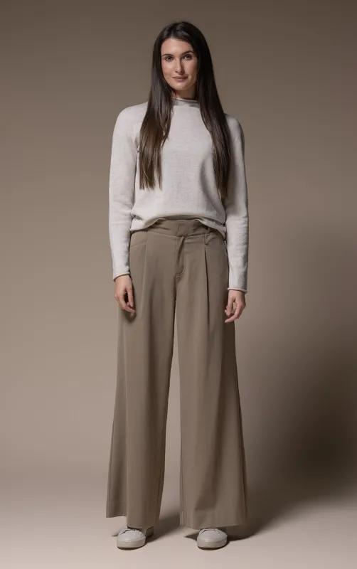 WOOL BLEND WIDE LEG TROUSER made by Alchemy Equipment