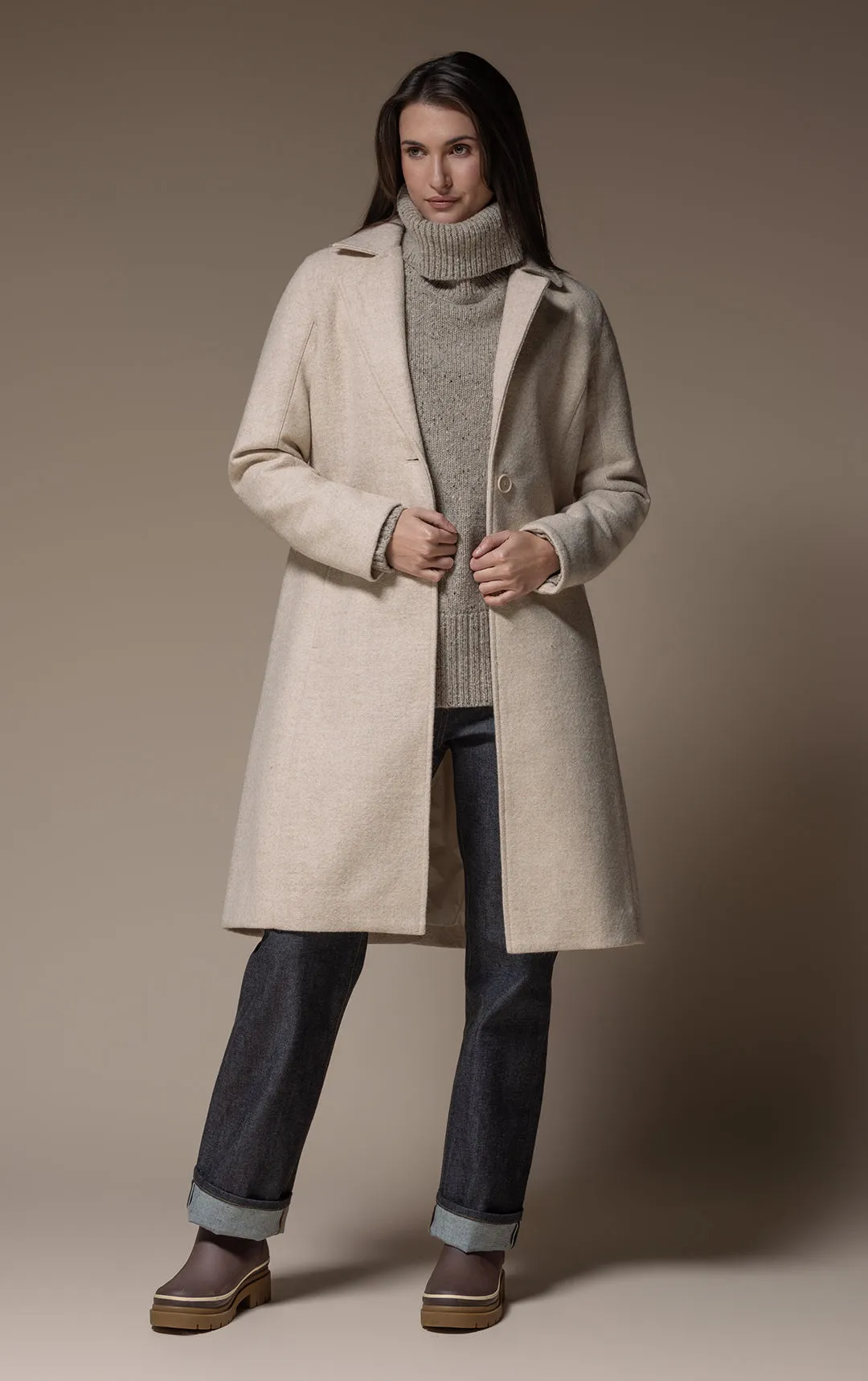 SINGLE BREASTED WOOL COAT - CLEARANCE sold by Alchemy Equipment product image thumbnail 2