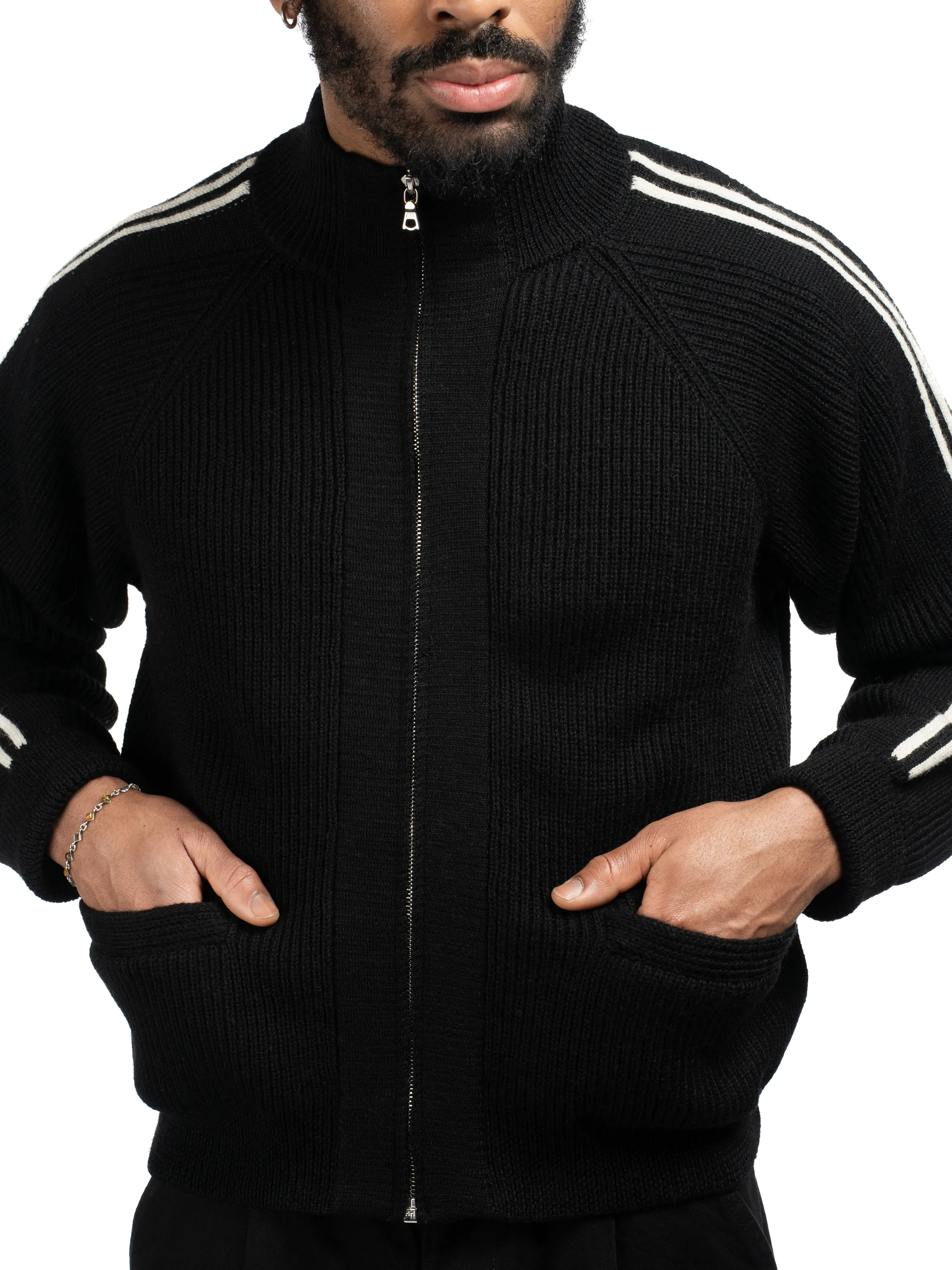 Alexandra Knit Zip Sweater - Black sold by Bare Knuckles product image thumbnail 2