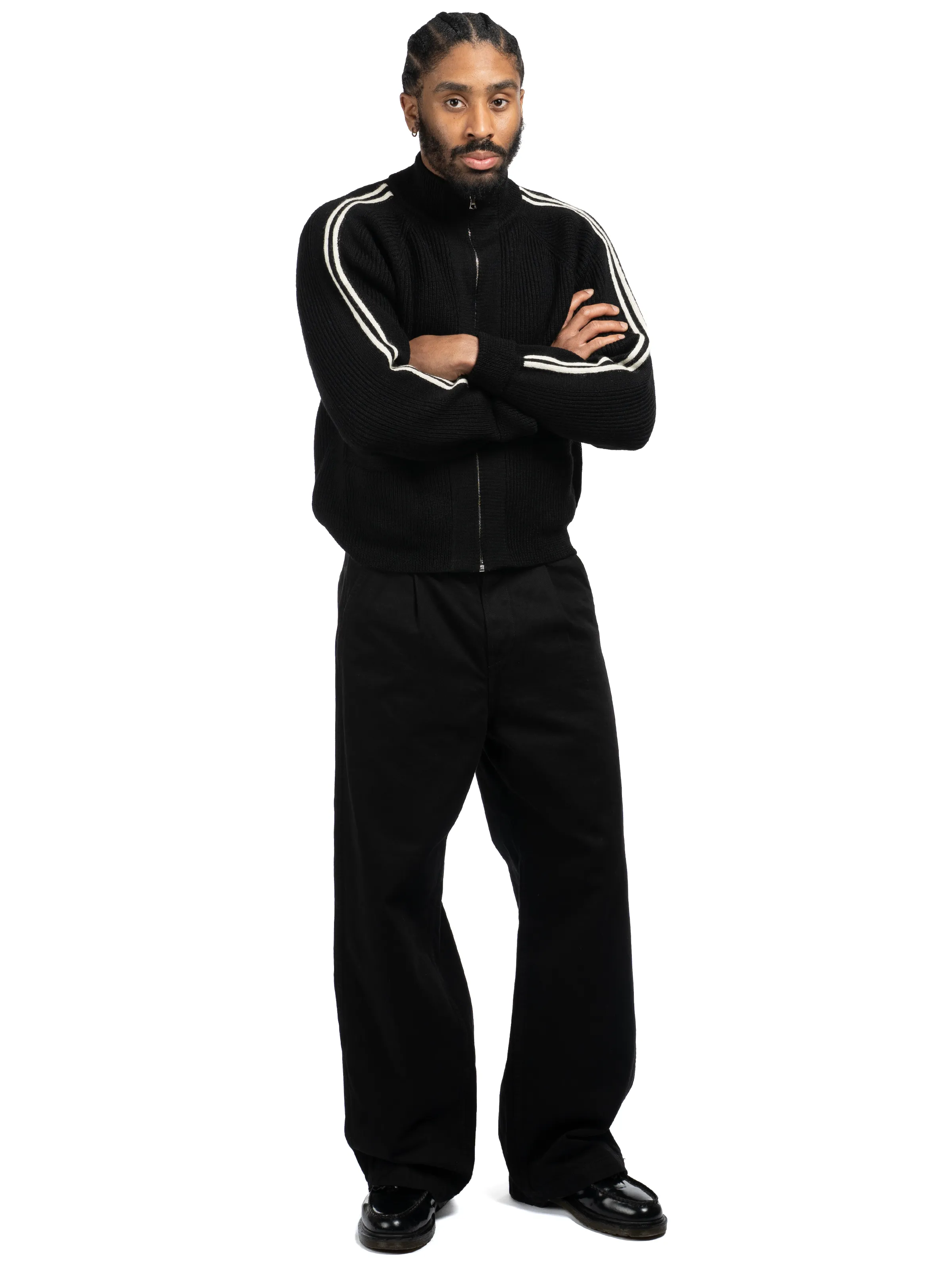 Alexandra Knit Zip Sweater - Black sold by Bare Knuckles product image thumbnail 5