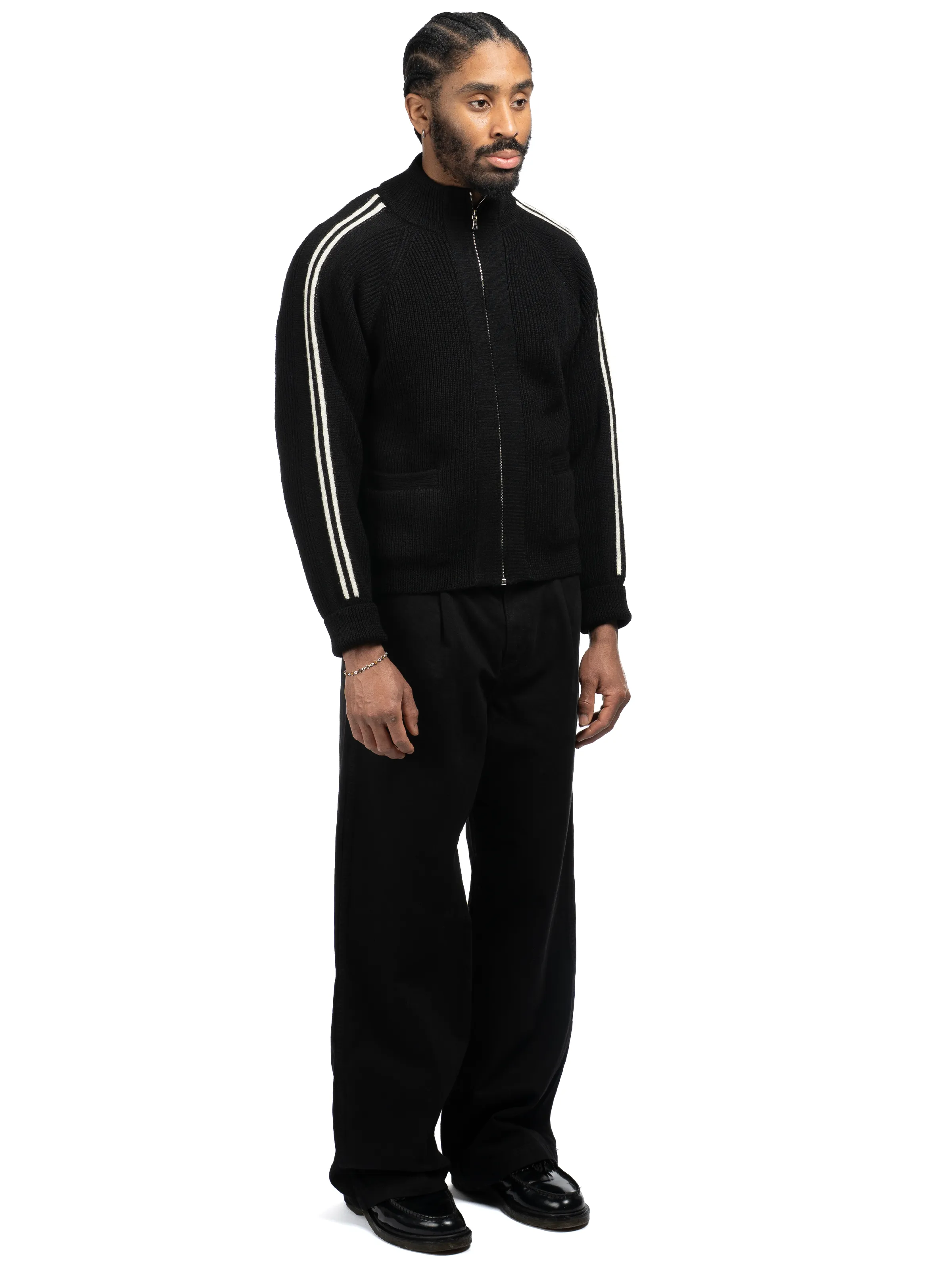 Alexandra Knit Zip Sweater - Black sold by Bare Knuckles product image thumbnail 3