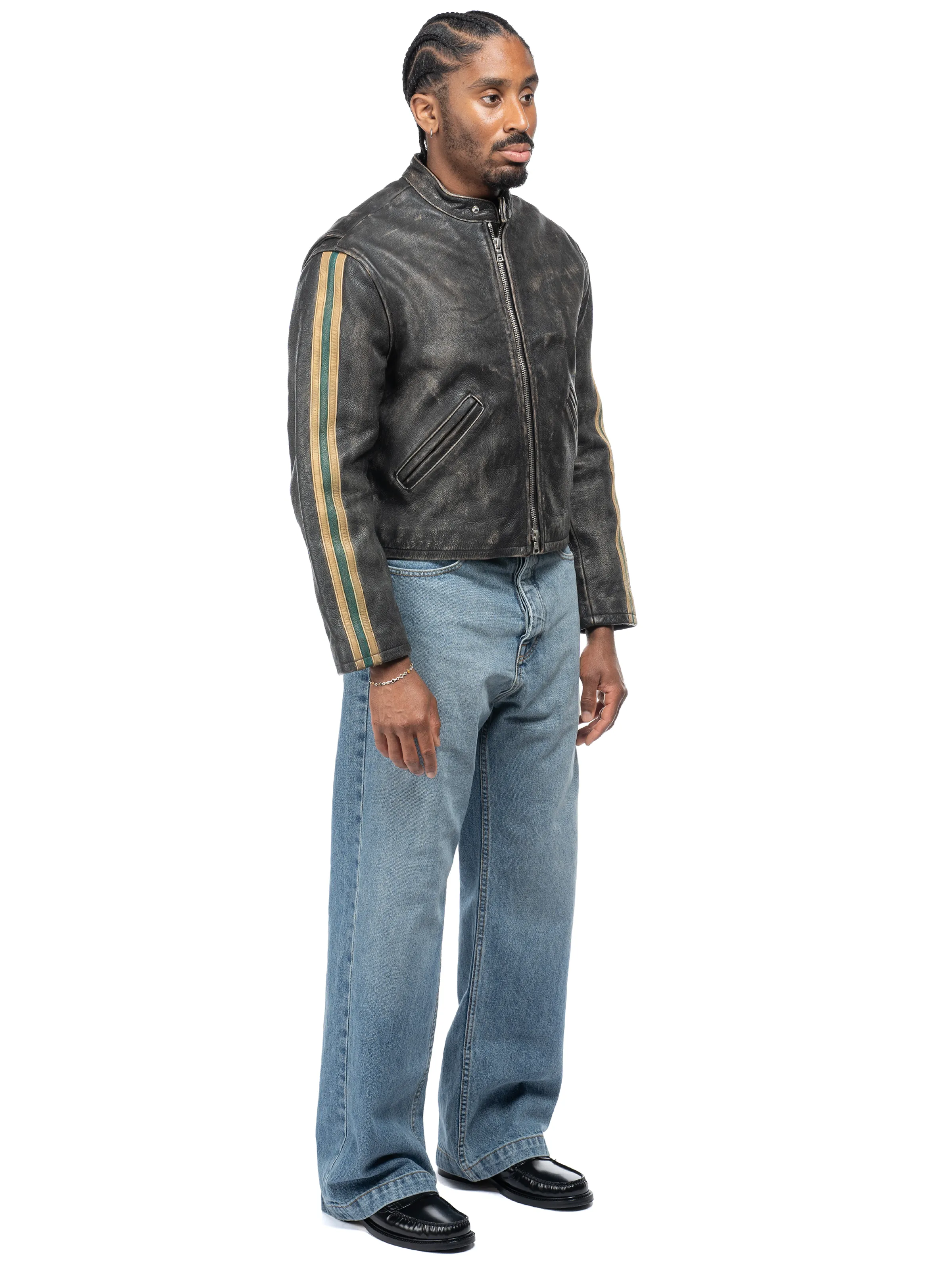 Ace Leather Jacket sold by Bare Knuckles product image thumbnail 3