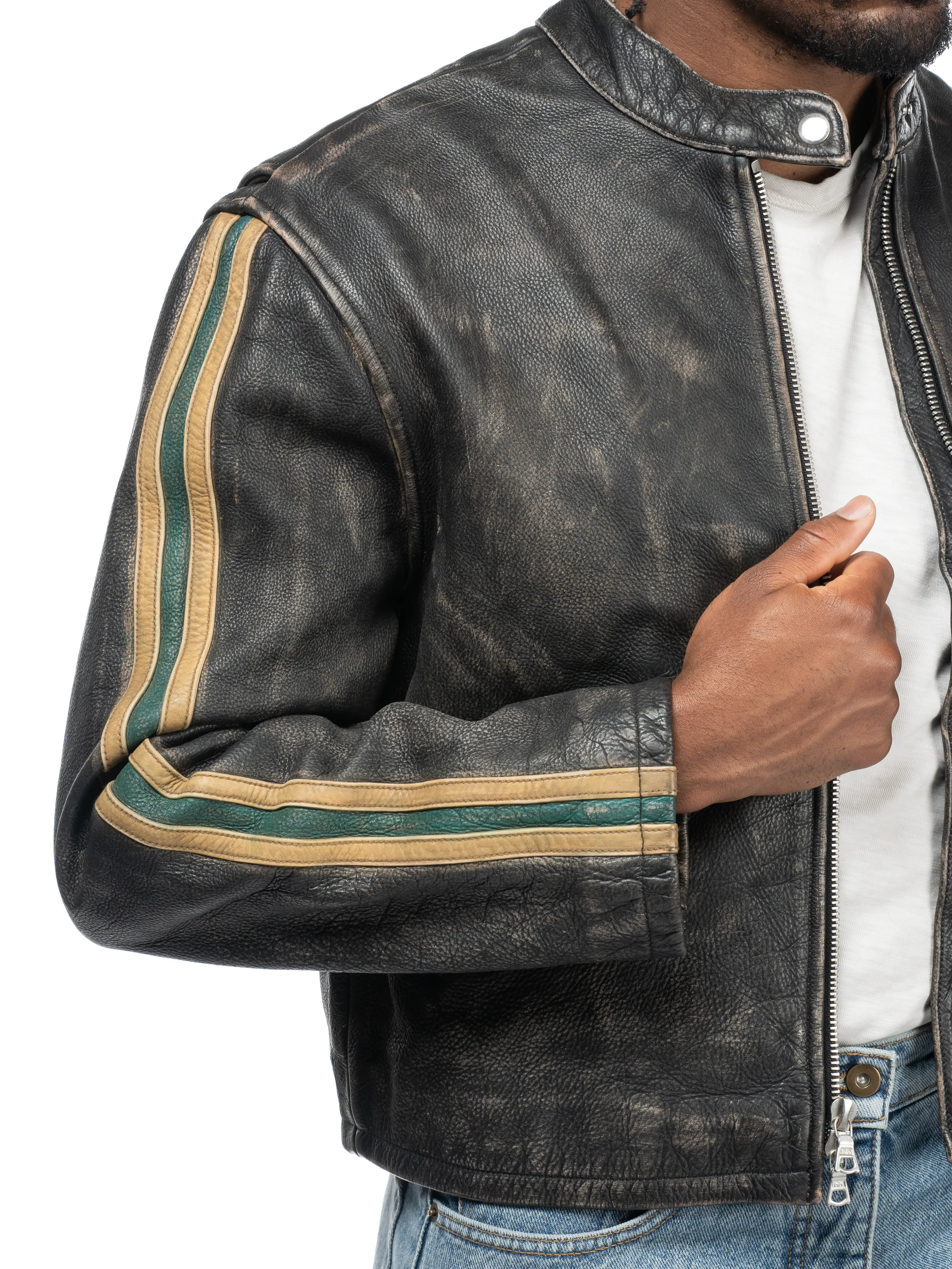 Ace Leather Jacket sold by Bare Knuckles product image thumbnail 2