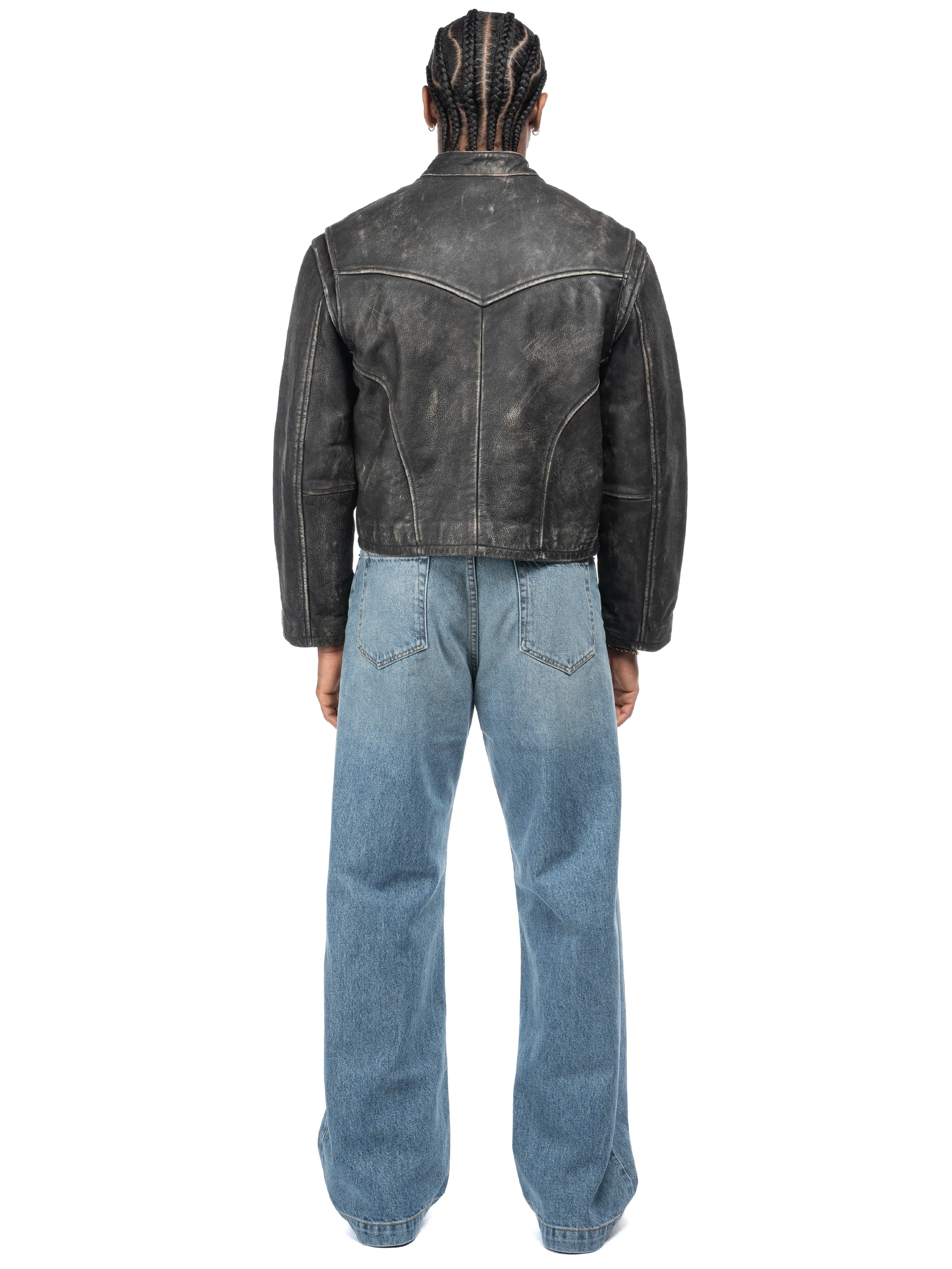 Ace Leather Jacket sold by Bare Knuckles product image thumbnail 4