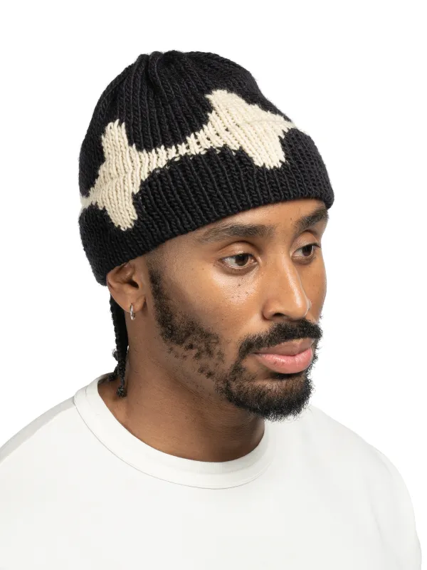 BK x Bailey Goldberg Star Beanie made by Bare Knuckles