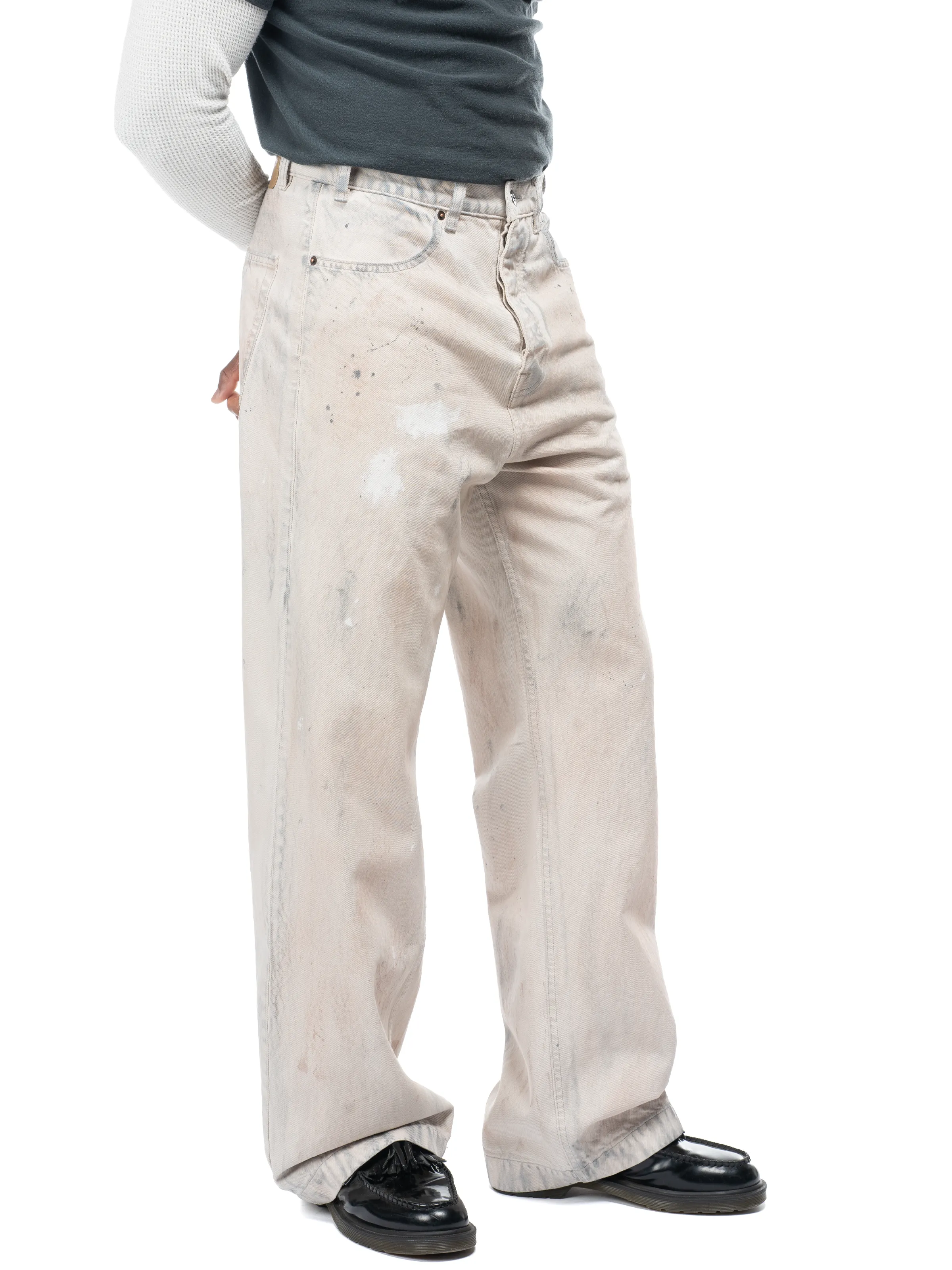 Javier Wide Leg Jeans - Morrison Wash sold by Bare Knuckles product image thumbnail 2